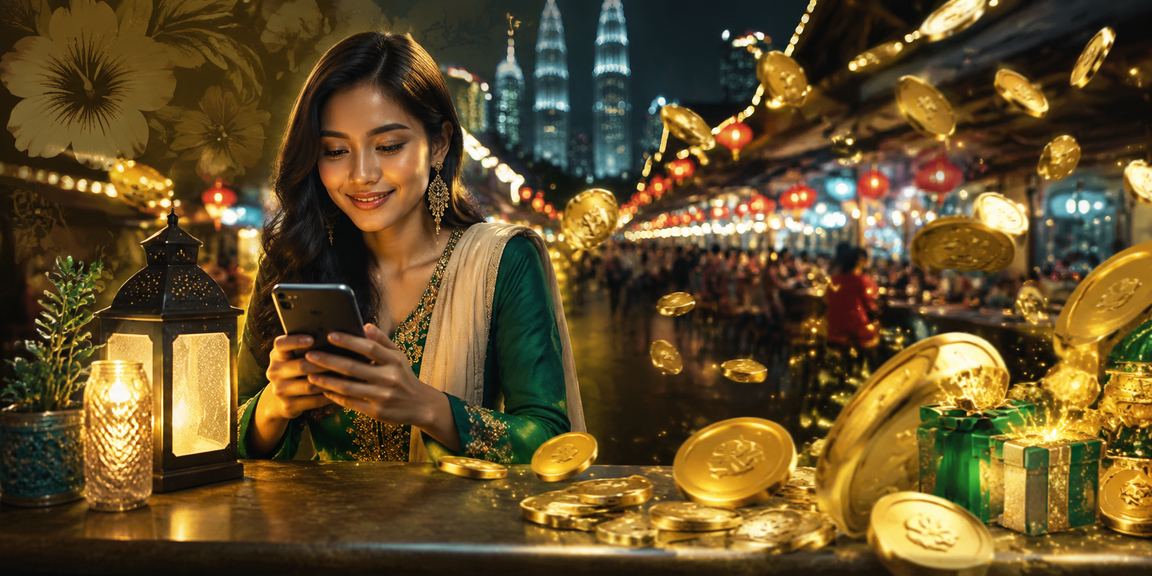 Antaramuka kasino mudah alih 4fingers sempena Hari Raya di Kuala Lumpur